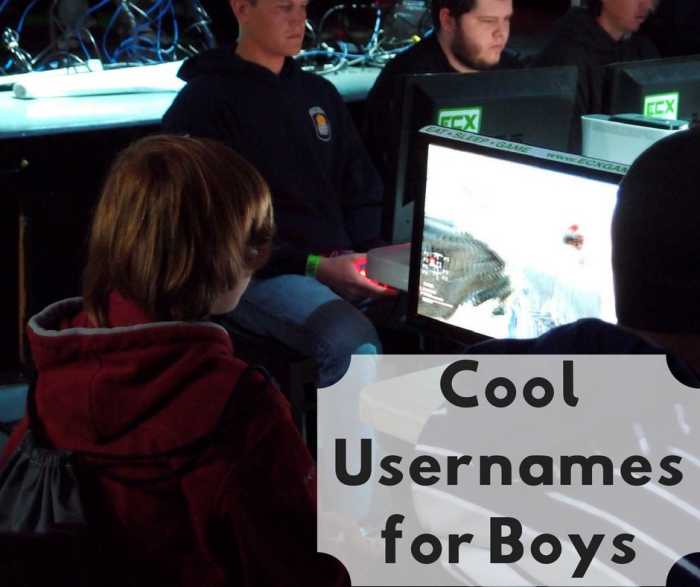 cool usernames for boys
