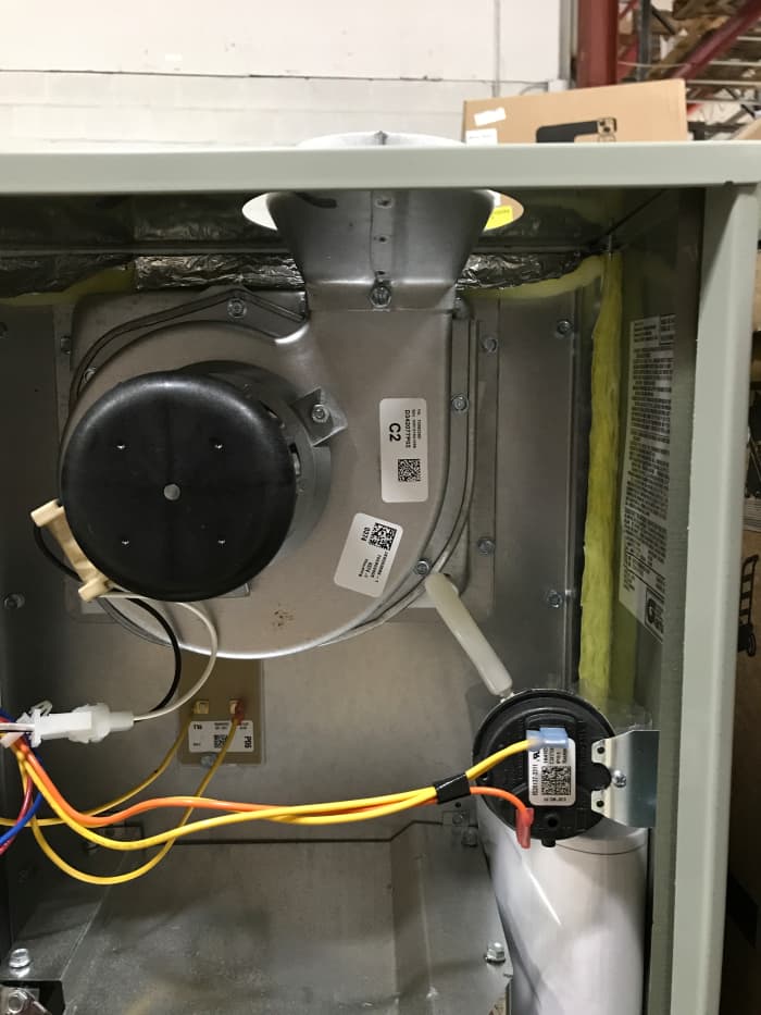 Gas Boiler System Inducer Fan Pressure Switch Diagrams Press