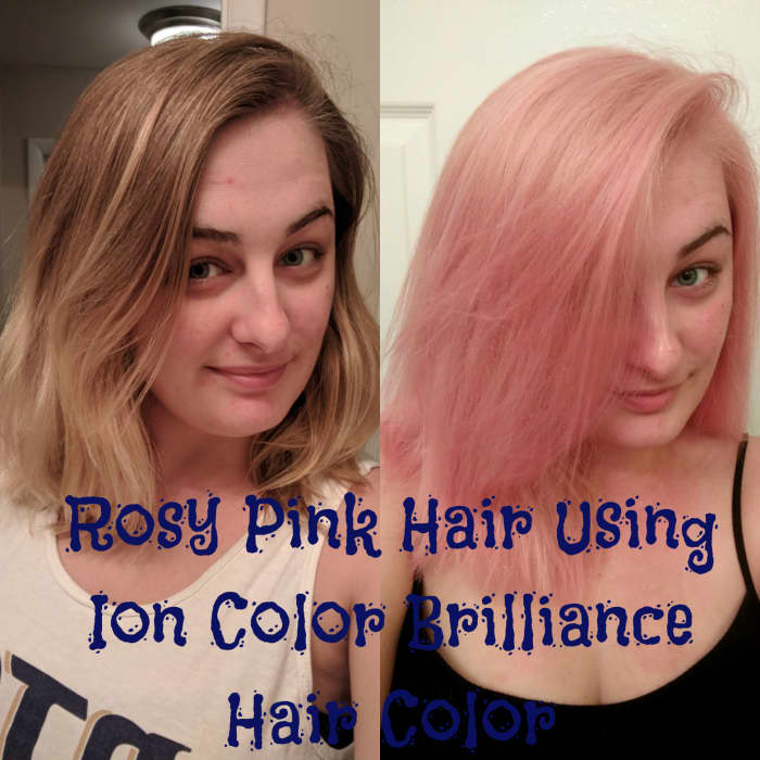 Hair Diy How To Get Rose Quartz Hair Using Ion Color Brilliance Hair