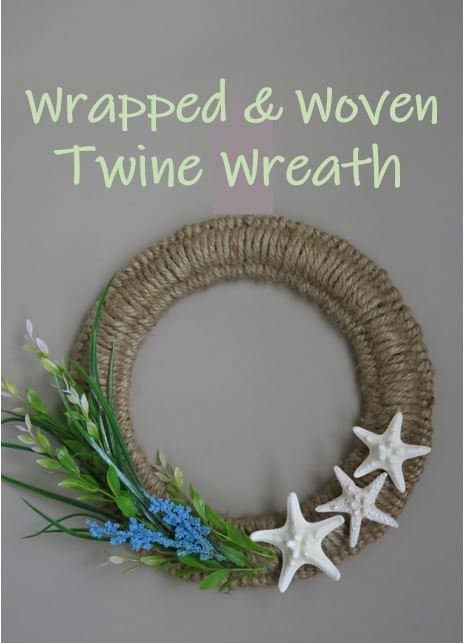 Diy Craft Tutorial Wrapped Woven Twine Wreath Hubpages