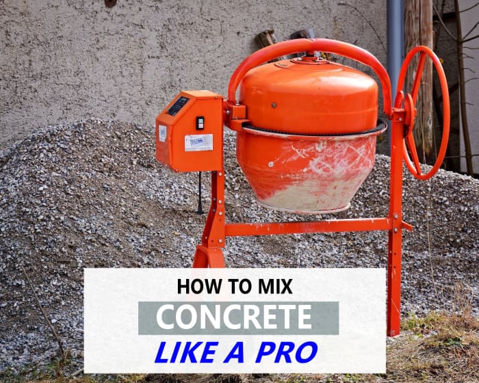 How To Mix Concrete With A Cement Mixer Steps And Tips Hubpages