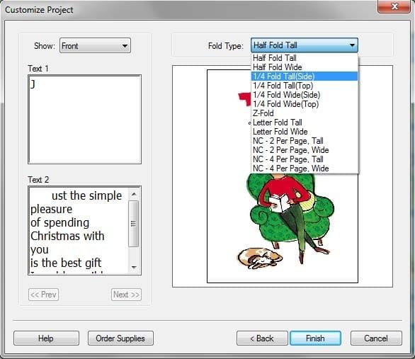 Software Package To Design And Print Your Own Personalised Greeting