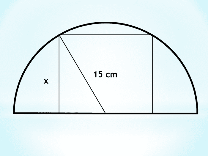 techniques for quadrilaterals: square inscribed in a circle