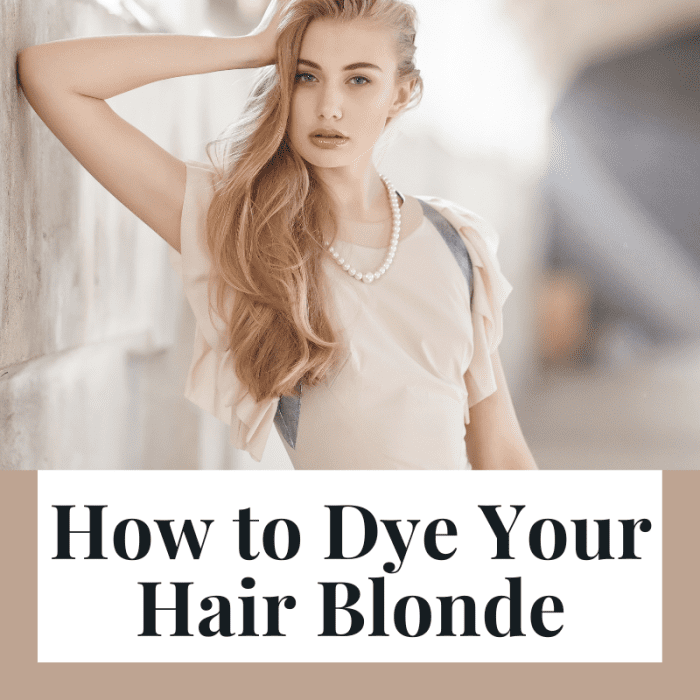 How To Dye Hair Blonde HubPages