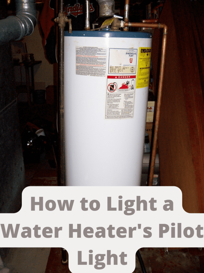 How To Light A Water Heater S Pilot Light With Pictures Hubpages