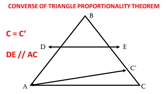 Triangle Proportionality Theorem With Proof And Examples Owlcation