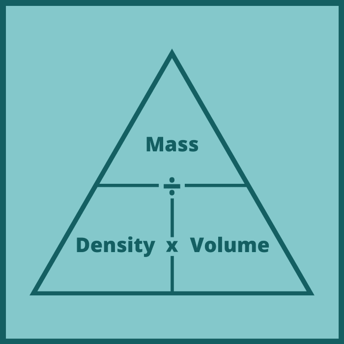 Mass With Density And Volume