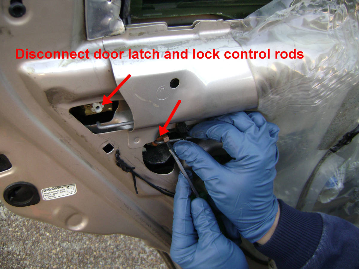 How To Replace Or Repair The Rear Door Handle Door Latch Or Door Lock