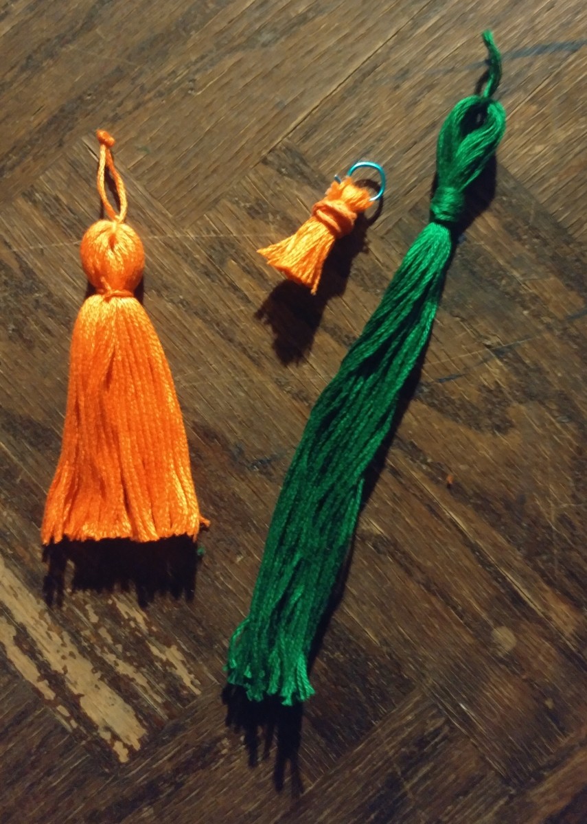 3 Ways To Make DIY Tassels With Embroidery Thread FeltMagnet