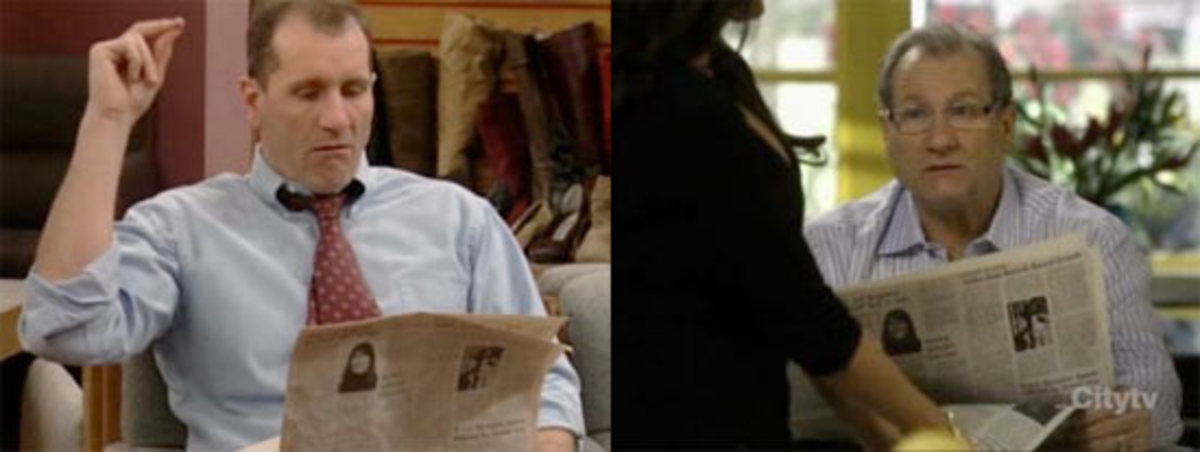 The prop is so widely popular that Ed O'Neill has used it in both "Married With Children" and "Modern Family" over 13 years apart.