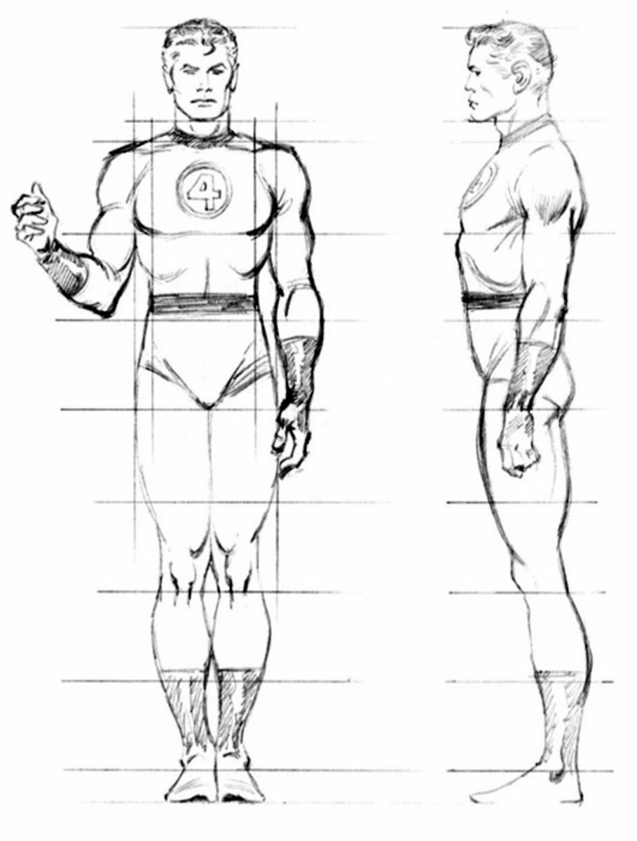 Мужские пропорции тела для рисунка
