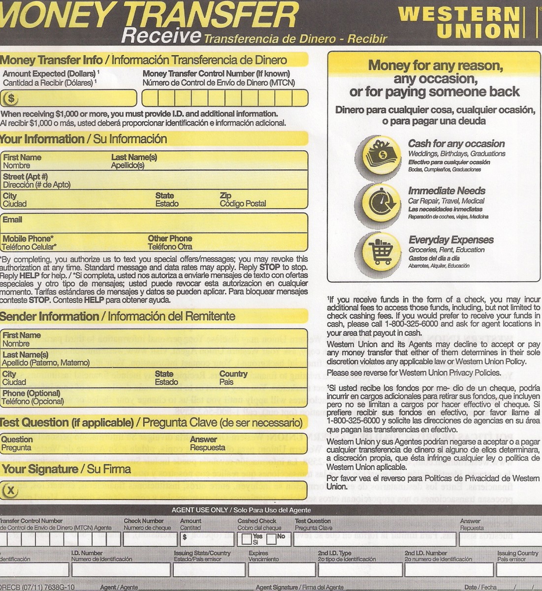 Western Union Money Transfer To Russia