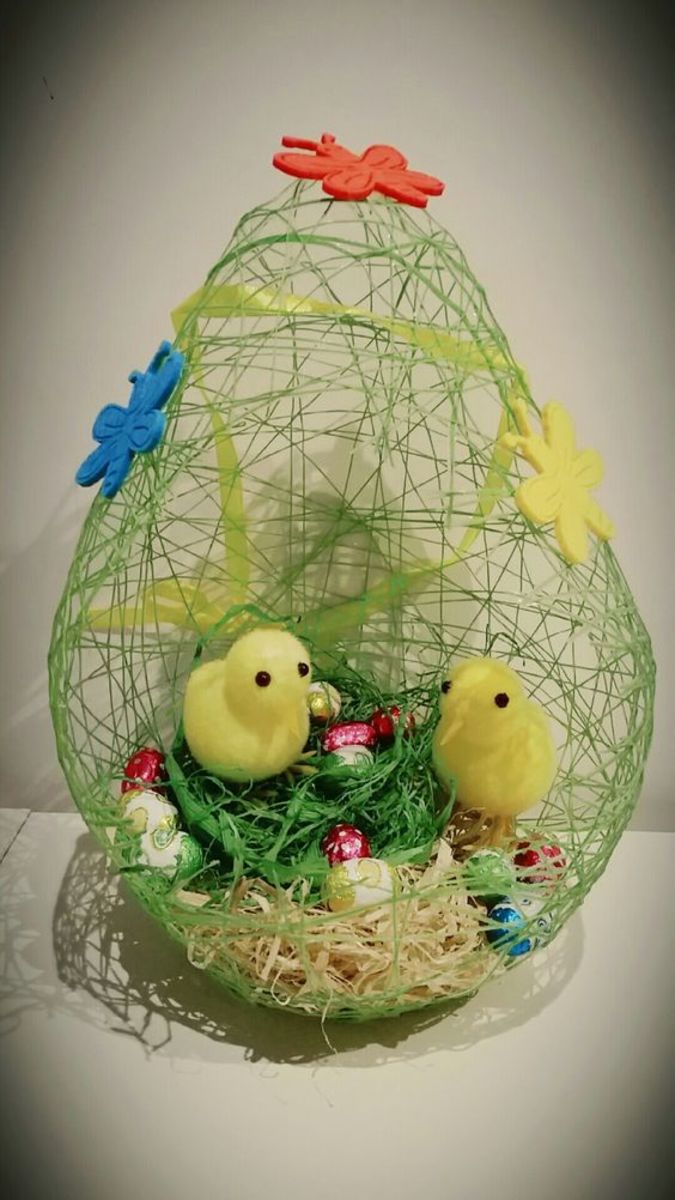 Adorably Cute String Egg Easter Basket Ideas Hubpages