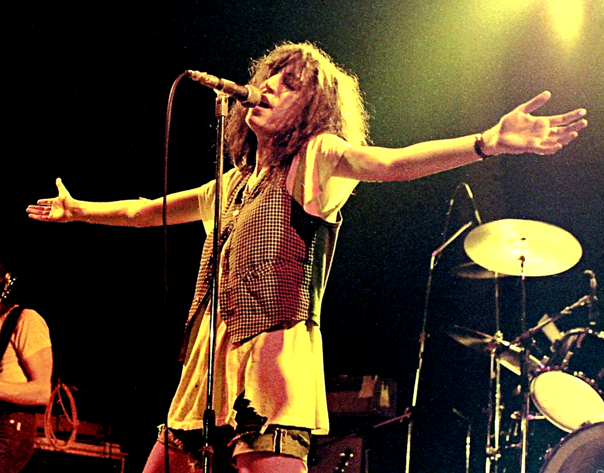 帕蒂·史密斯 performing in Mannheim, Germany, 1978