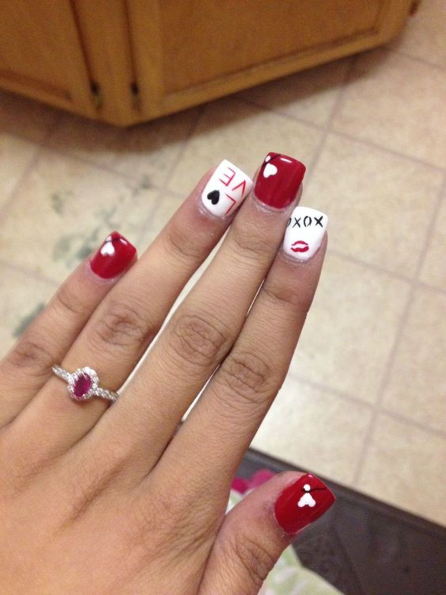 50 Easy Valentines Nail Art Ideas You Ll Love HubPages