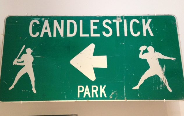 candlestick park sign