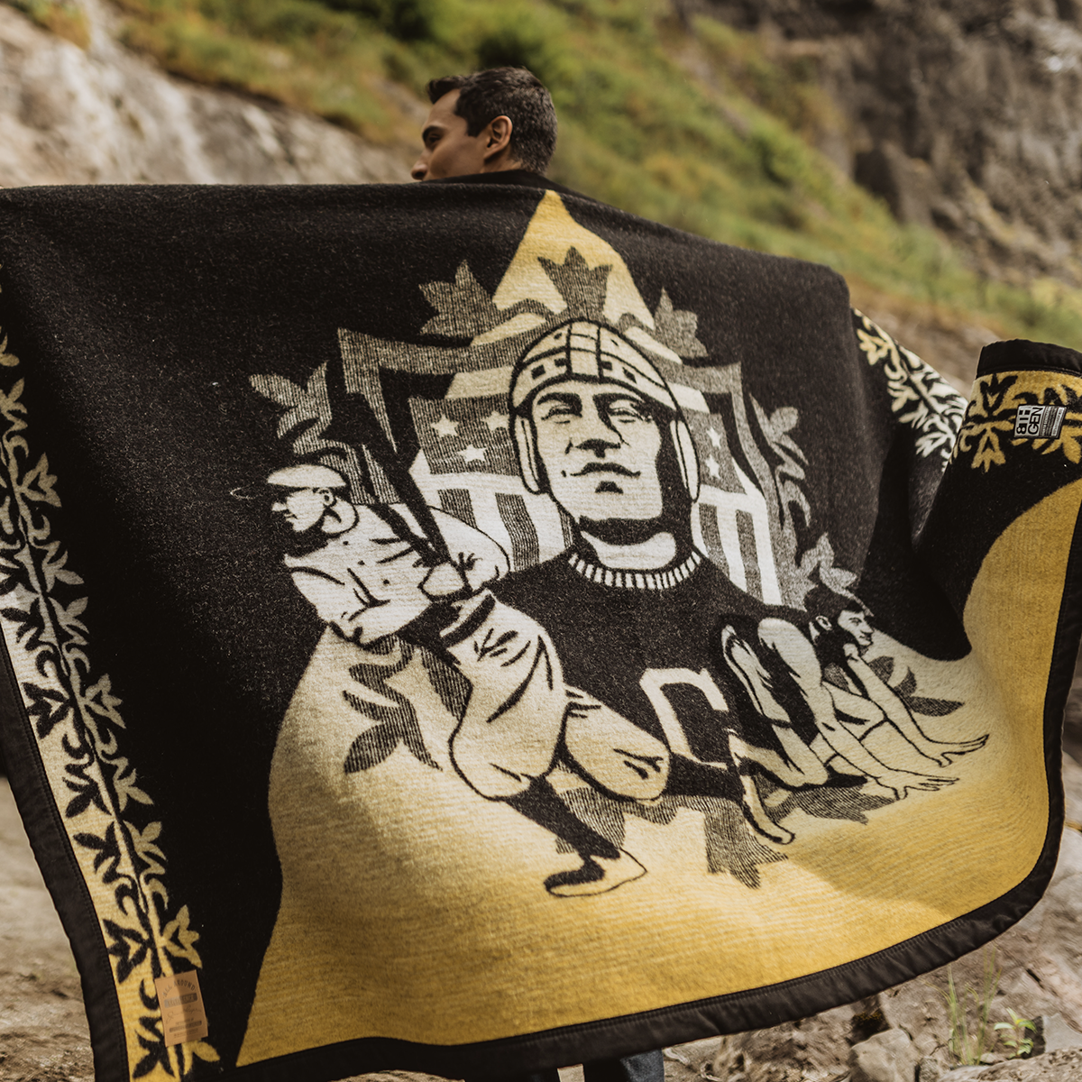 Nativeowned Eighth Generation launches new wool blanket honoring 'Jim Thorpe'