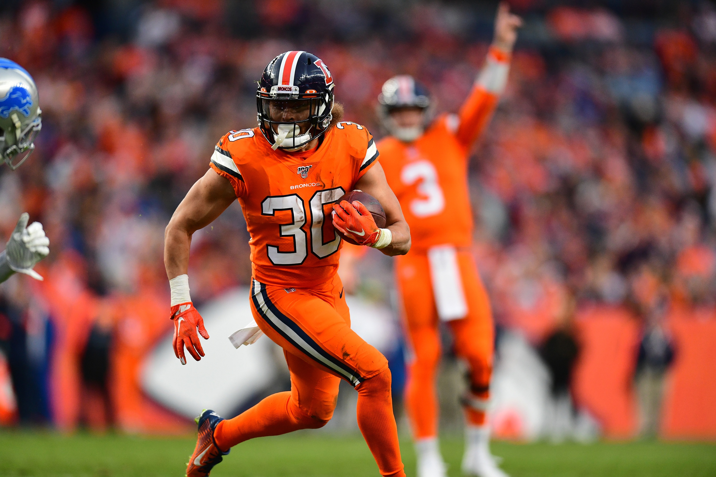 phillip lindsay color rush jersey