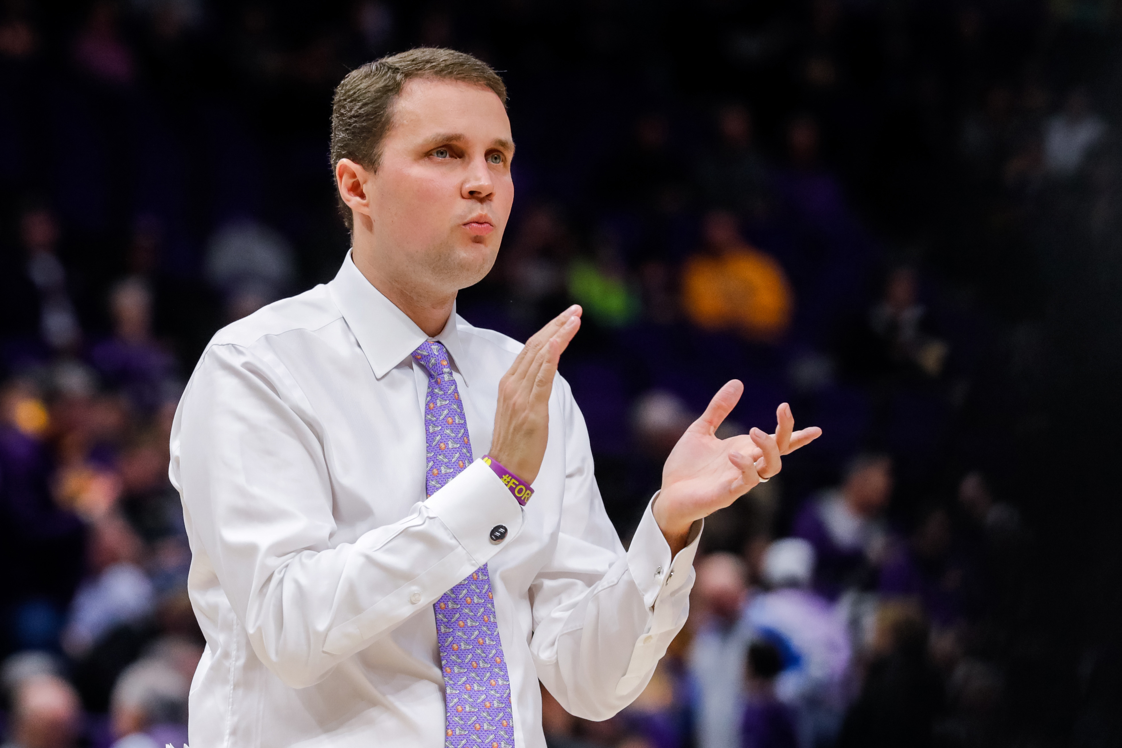 LSU Basketball Coach Will Wade Previews SEC Opener Against Tennessee