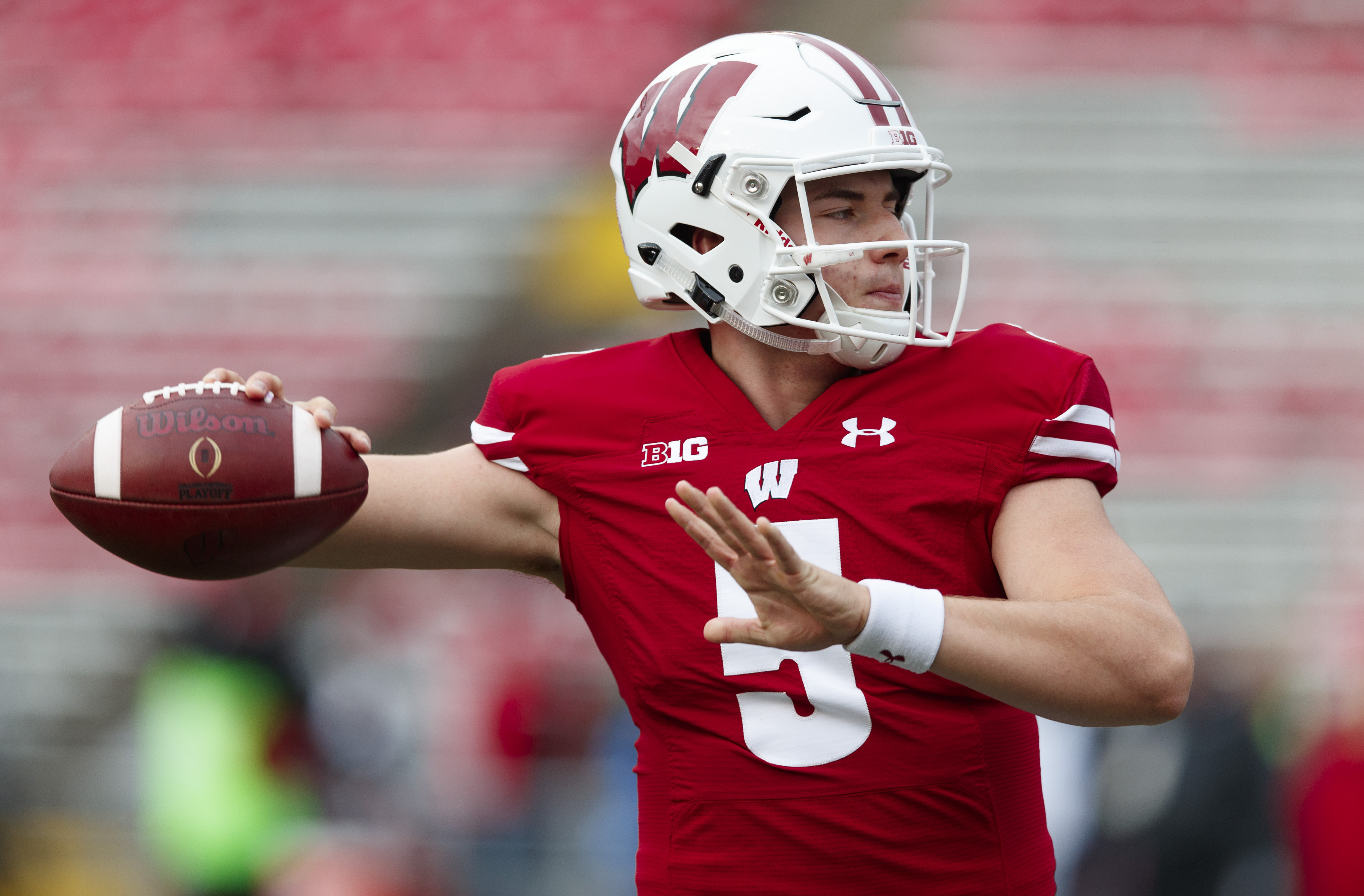 QB Graham Mertz Takes in FirstYear Experience as a Badger