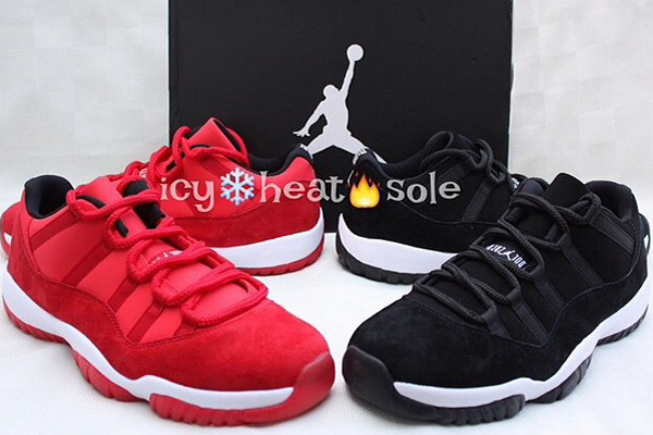 red suede 11s