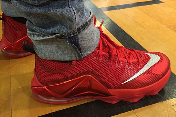 lebron 12 low red