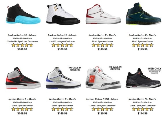 jordan shoe names and pictures