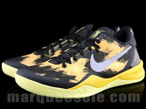 Nike Kobe 8 Black/Yellow - Detailed Images