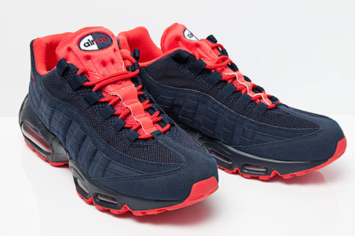 nike air max 95 blue and red