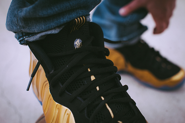 black and gold foamposites release date
