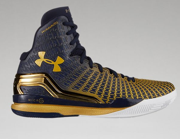notre dame under armour sneakers
