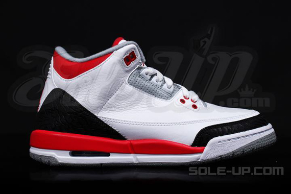 fire red 3s 2013