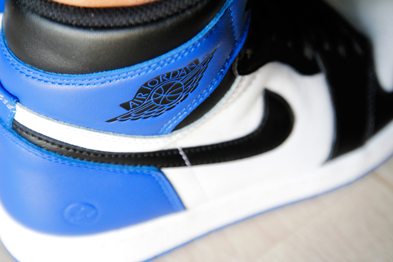 jordan 1 fragment on feet