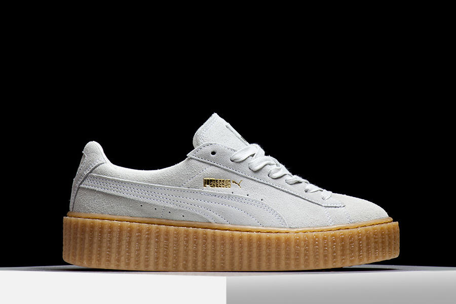 suede pumas thick sole