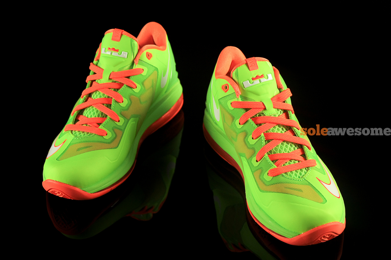 lebron 10 green and orange