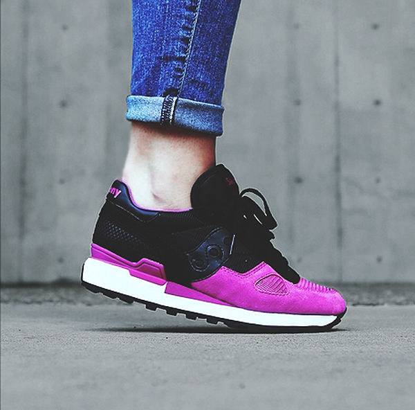 saucony black and pink