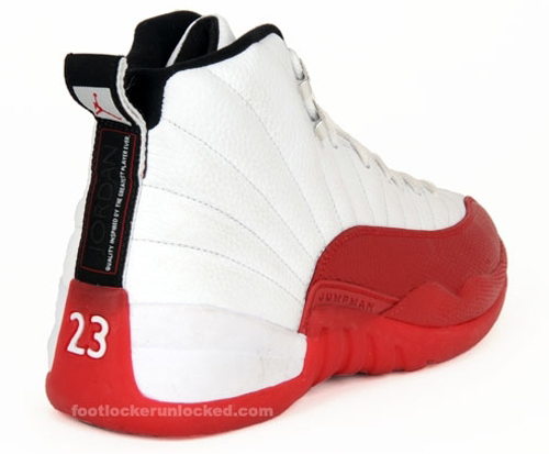 jordan xii white red