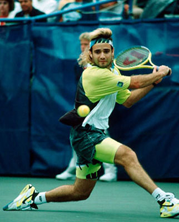 10 Great Photos Of Andre Agassi Wearing 