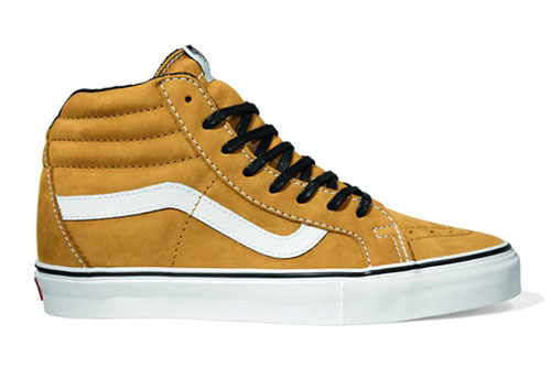 vans sk8 hi mustard