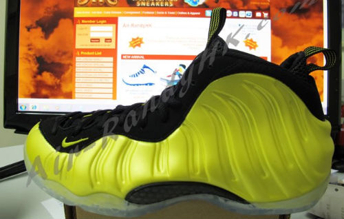 electric yellow foamposites