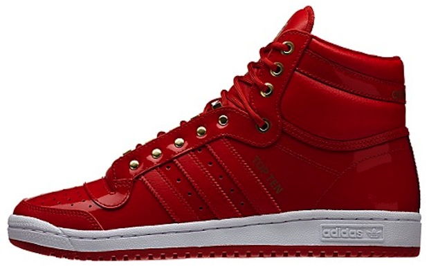 Adidas Top Ten Hi 'Red Patent Leather 