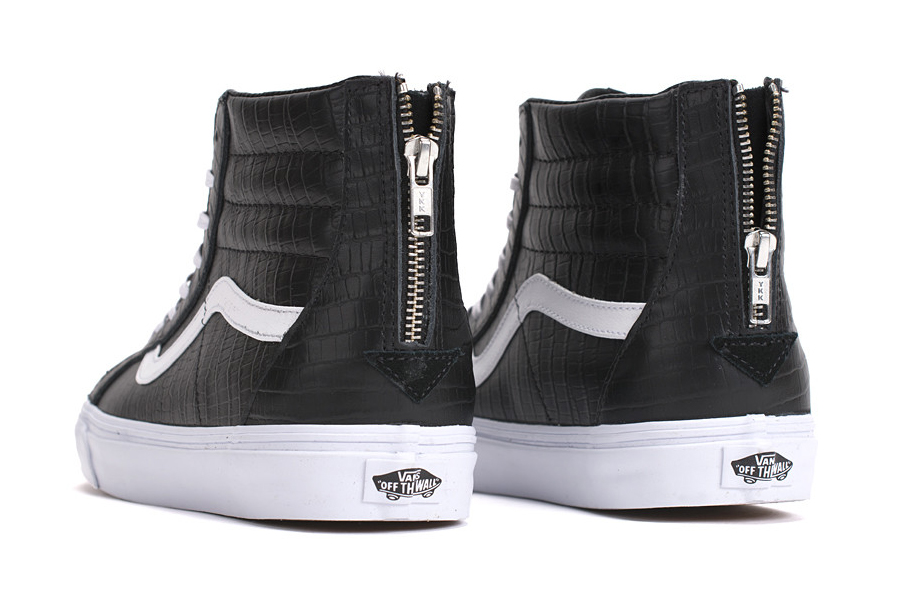 vans with zipper on back