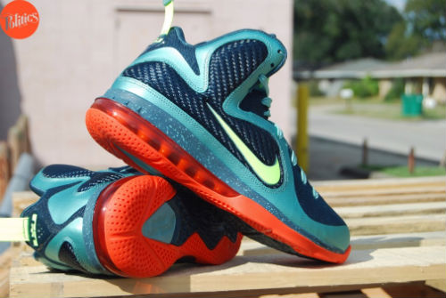 lebron 9 cannon on feet