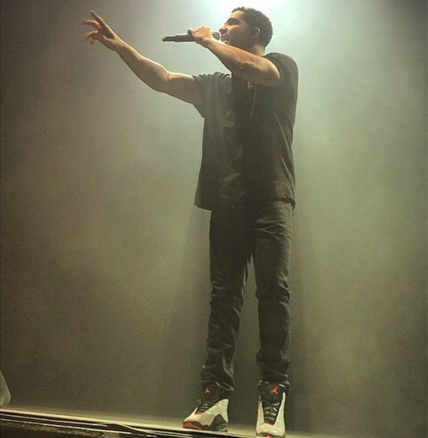 Drake Debuts A New Air Jordan 13 On 