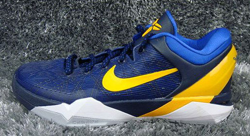 kobe shoes blue and yellow