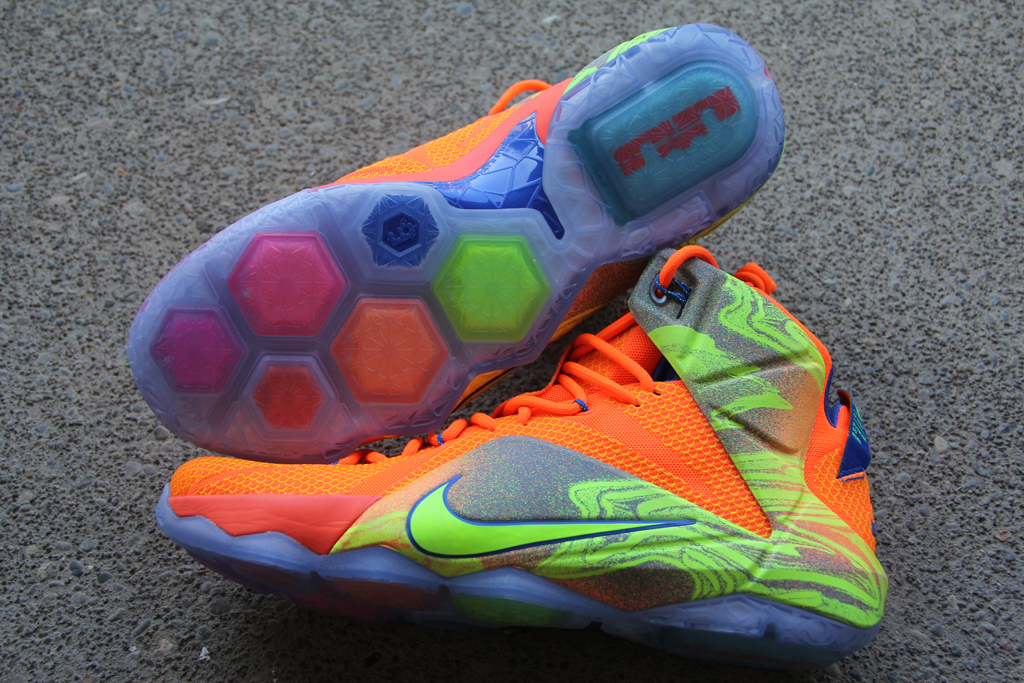 lebron 12 orange