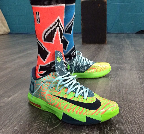 what the kd 6 on feet