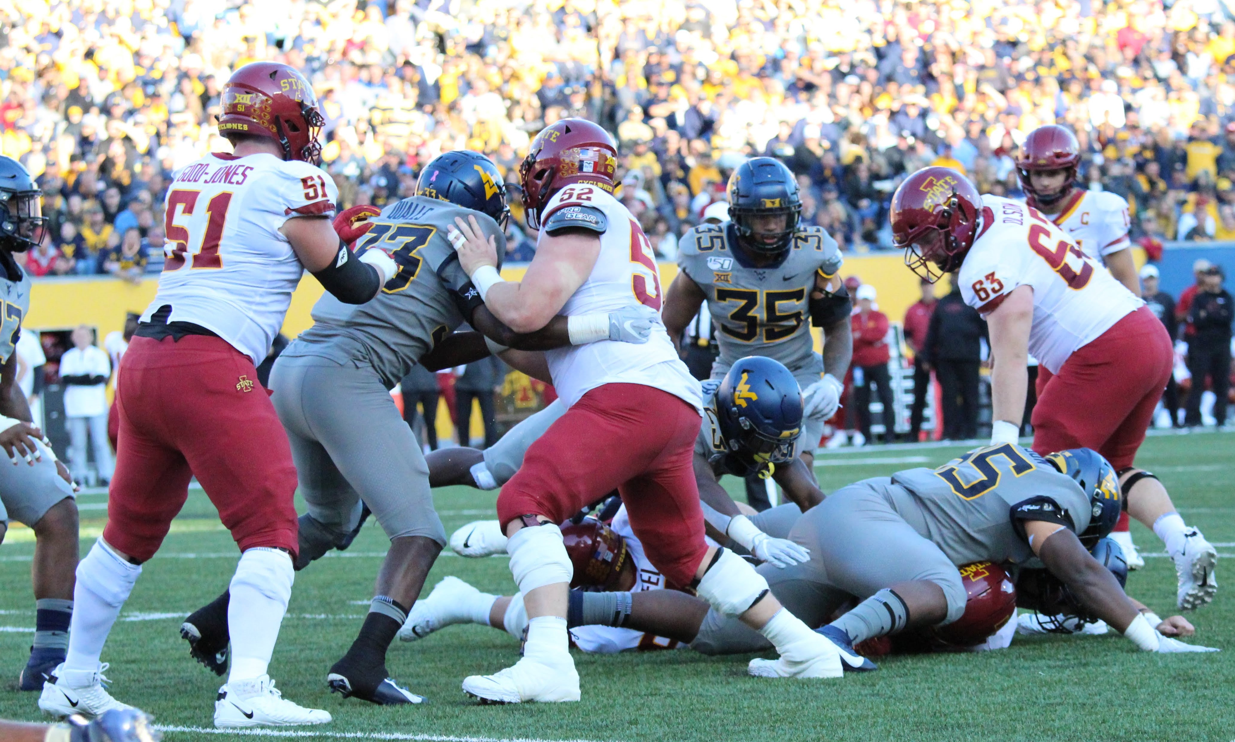 West Virginia, Iowa State Game Moved