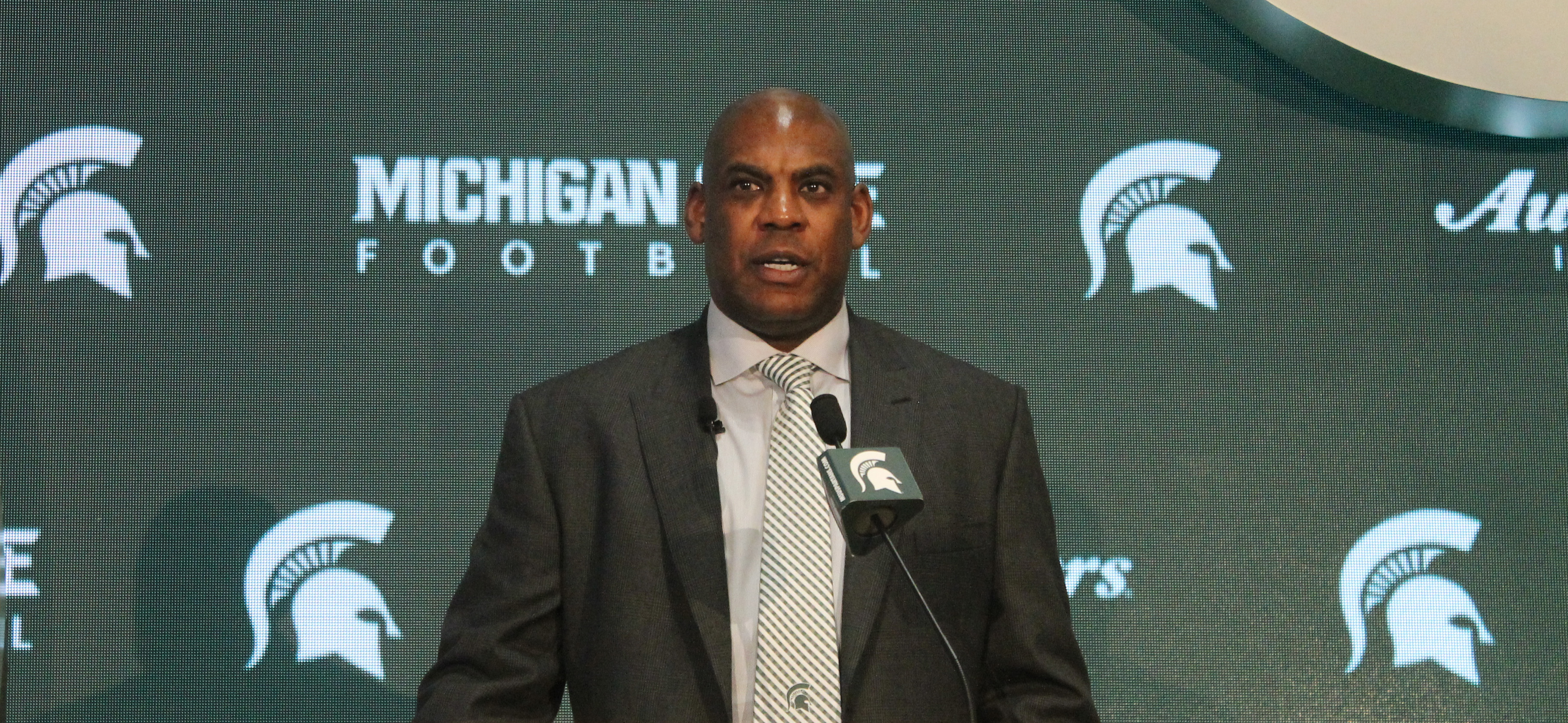 New Michigan State Spartan Football Coach Mel Tucker