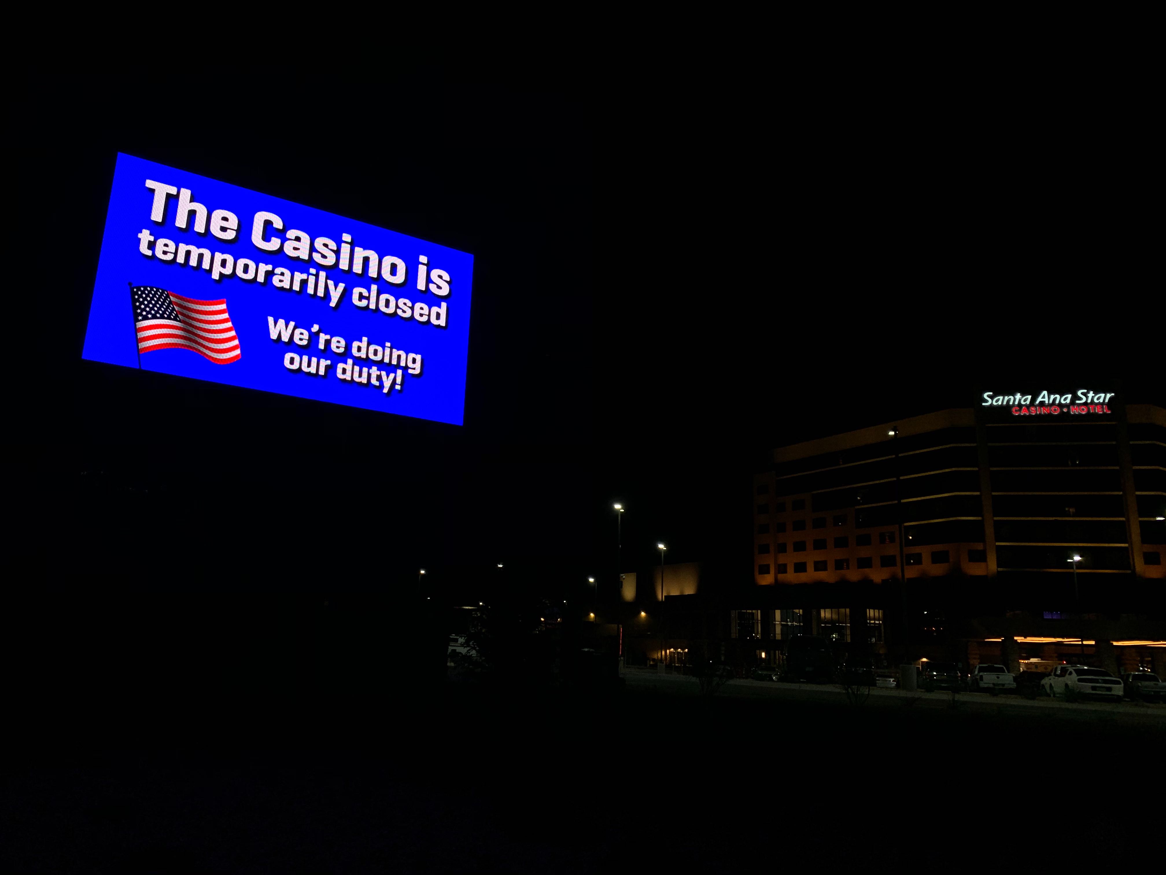 Casino closed las vegas